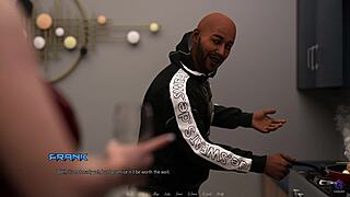 busty wife handles bbc landlord's monster cock in office anal bukkake creampie to pay rent in 3d hentai game