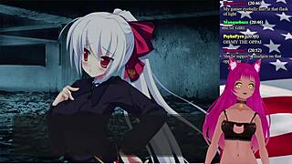 Feeling the thrill as lewdneko plays girlfriend president hentai part 2