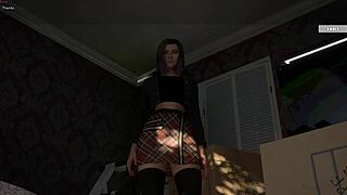 kira walks in on stepbro jerking monster cock in toilet??