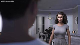 omg my bimbo dream part 16 is wild 😍 lesbian hentai babes masturbate squirt in 3d game 💦👭