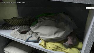 Stepdad Catches Naked Stepdaughter And Pounds Her Hard!