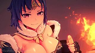 Fantasy Anime Cowgirl Rides Deepthroat to Creampie Bliss.