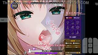 she leans in for a deep kiss while sliding her massive tits around his throbbing cock in this casual hentai game scene