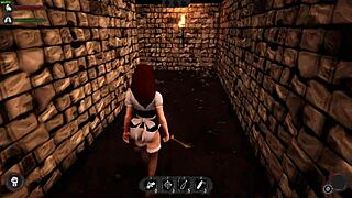 in the boobs saga hentai edition, she prepares for intense videogame action