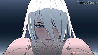 NIER AUTOMATA A2 HACKER BLOWS BIG COCK COWGIRL RIDE