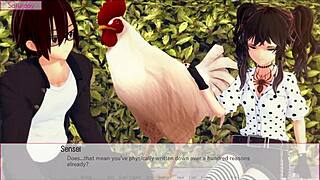 Bold teacher teen uniform fantasy play intensifies part 103