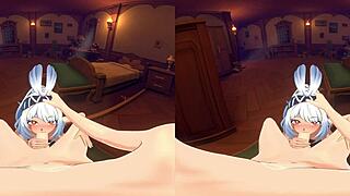 damn aidenhet's mualani slurps that hentai bj like a pro 😏💦