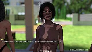 My Dorm Topless Pool Party Escalates to Wild 3D Game Orgy Chaos Part 7