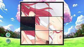 Sexy anime girls fuck in hentai puzzle game.