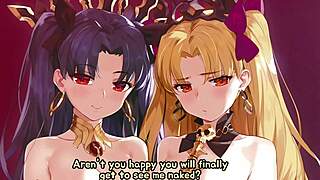 i crave ishtar and ereshkigal draining my balls in femdom ffm feet threesome