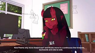 Watch Meru the succubus take my cock deep in her throat before rough anal