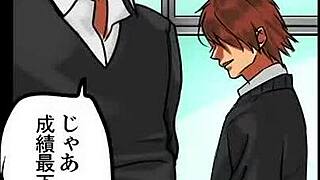 Wet schoolgirl in uniform faces gangbang shame as big tits get slathered in motion comic anime style