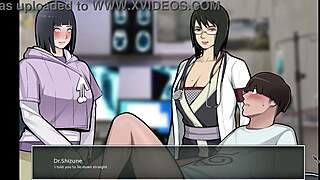 konoha milfs shizune jerks me off while hinata hyuga watches part 9 😜