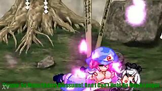 Youmu craves Yuyukos overflowing paizuri in Touhou parody hentai