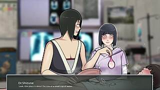 konoha milfs shizune jerks me off while hinata hyuga watches part 9 😜