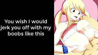 Lucy Heartfilia Commands Anal Dildo Play in Femdom Pet JOI