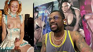 trans ginger maid widowmaker RIDES COCK cums everywhere