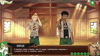 game camp friends path kiran taiga chat at camp episode 46 russian dub