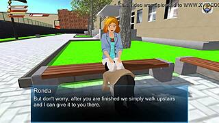 ronda gives you her milk at femdom university