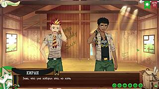 game camp friends path kiran taiga chat at camp episode 46 russian dub