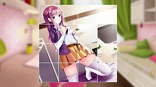 Sexy Nude Anime Girls Dominate Hentai Clouds Game