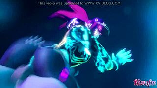 KDA Akali's Pussy Pounded in Epic League Hentai Action!