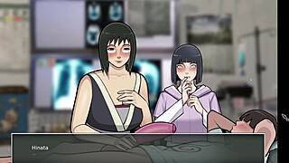 konoha milfs shizune jerks me off while hinata hyuga watches part 9 😜