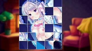 Sexy Nude Anime Girls Dominate Hentai Clouds Game