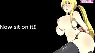 Lucy Heartfilia Commands Anal Dildo Play in Femdom Pet JOI