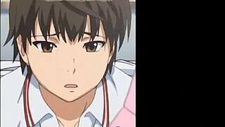 su prima te da un footjob en hentai