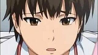 su prima te da un footjob en hentai