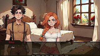 French kiss my best friend then show erect cock to step sisters in farmer kink taboo game ep 13