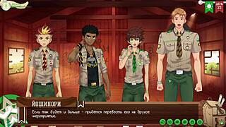 game camp friends path kiran taiga chat at camp episode 46 russian dub