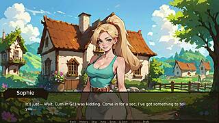 French kiss my best friend then show erect cock to step sisters in farmer kink taboo game ep 13