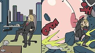 Aqua Giantess Grows Huge Ass Big Tits from Water Breast Expansion Animated Comic Moaning