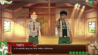 game camp friends path kiran taiga chat at camp episode 46 russian dub