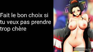 nico robin gives you french joi instructions to stroke just right!