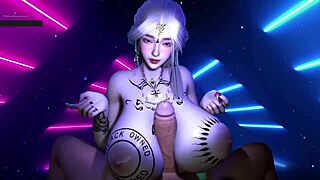 BIG COCK pounds HUGE TITS in 3D hentai animation