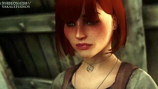 Girl dances slutty for money in hot animation