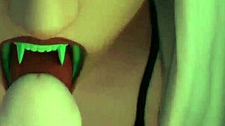 Overwatch vampire ash fucked by angel futa cock?