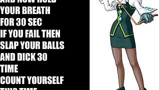 Von Karma's edging JOI part 2 will make you beg to cum!