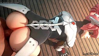 Overwatch babe's big ass takes monster cock hardcore in anime hmv