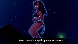 What If Succubus Meru La Drains Demons with Sloppy Blowjobs and Orgasms in Hentai Cum Fest