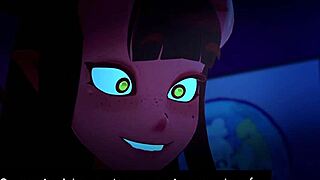 What If Succubus Meru La Drains Demons with Sloppy Blowjobs and Orgasms in Hentai Cum Fest