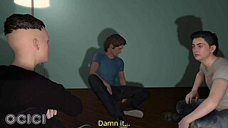 Babe, wake up to my wife's sneaky blowjob turning into wild reverse cowgirl ride during sleepover.