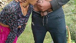 Village girl with small waist gets fucked hard at country ranch