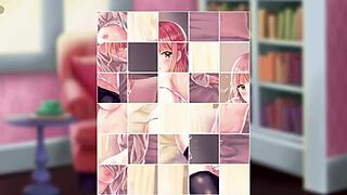 Sexy Nude Anime Girls Dominate Hentai Clouds Game