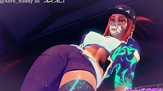 Allfs3d compiles fetish feet from anime girls in close-up worship