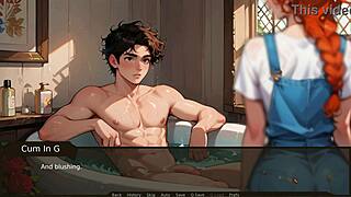 French kiss my best friend then show erect cock to step sisters in farmer kink taboo game ep 13