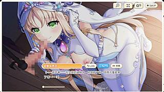 Legend Clover Anastasia in Sexy Nun Outfit Teases Cute Tits for Hentai Thrills!